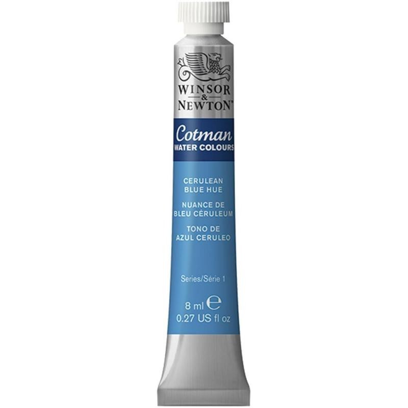 W&N ACUARELA COTMAN 8ML TONO AZUL CERÚLEO