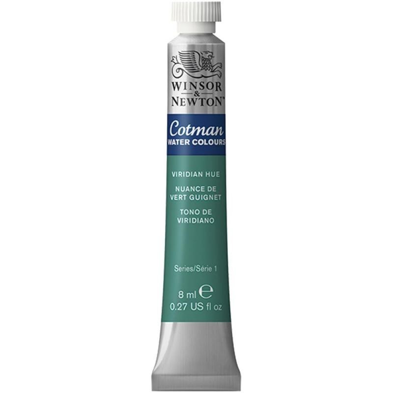 W&N ACUARELA COTMAN 8ML TONO VIRIDIANO