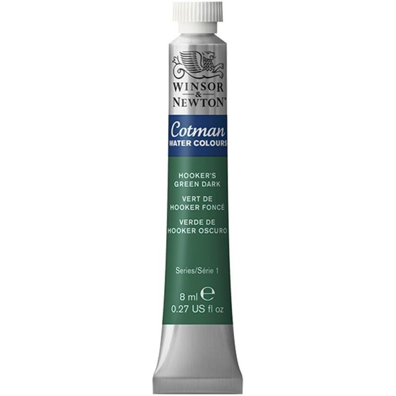 W&N ACUARELA COTMAN 8ML VERDE DE HOOKER OSCURO
